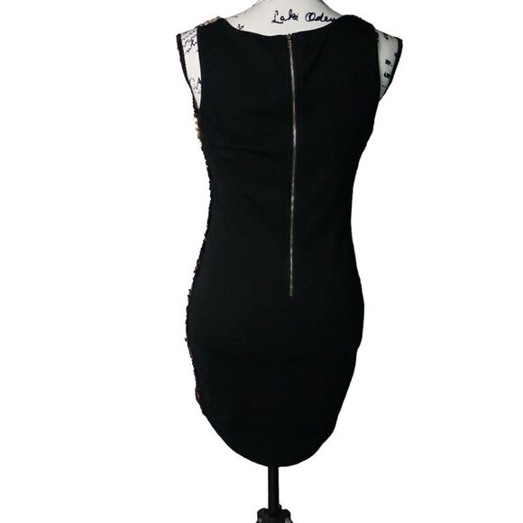 Body Central Sleeveless Metallic Sequined Mini Dress, Small - Picture 5 of 7